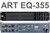 ART EQ355 2U Dual 31 Band Equalizer Processor ART EQ355 2U Dual 31 Band Equalizer Processor