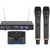 VOCOPRO UHF-3205 (2) Mic Rechargeable Wireless System includes Docking Station