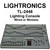 LIGHTRONICS TL-2448 48 Channel Feature Rich Lighting Console