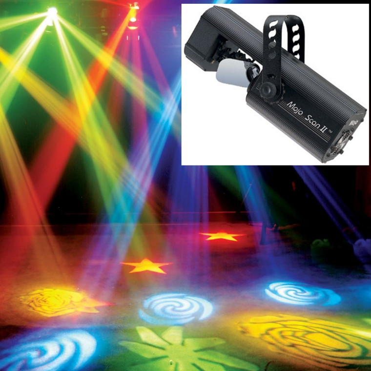 GENI MOJOSCAN II Compact X/Y Multi Color/Gobo Mirror Scanner