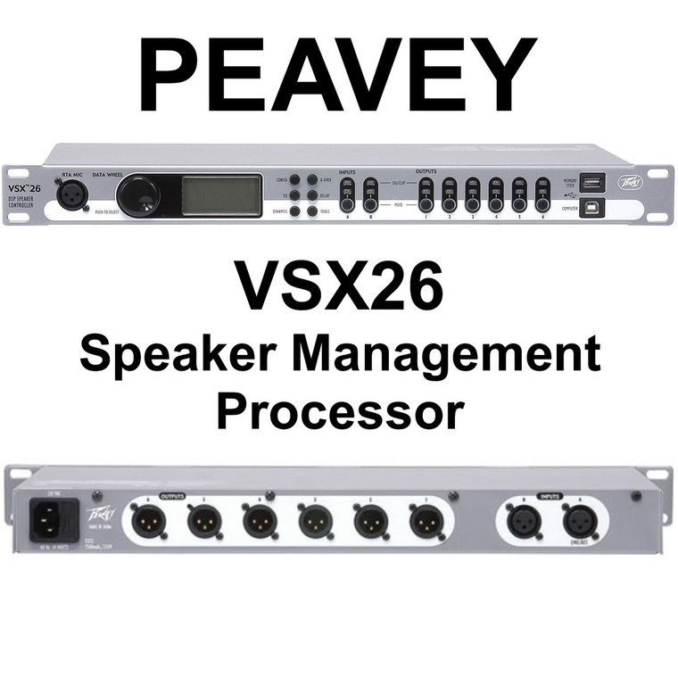 PEAVEY VSX26 Loudspeaker Management Processor