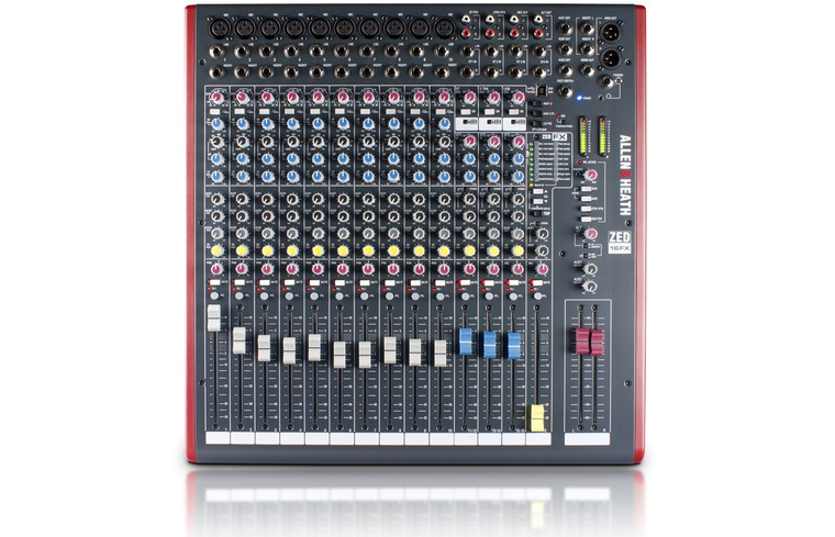 ALLEN & HEATH ZED-16FX 16 Channel USB Live Recording Mixer