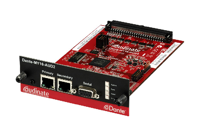 AUDINATE Yamaha Dante-MY16-AUD2 Version 2 Interface Card