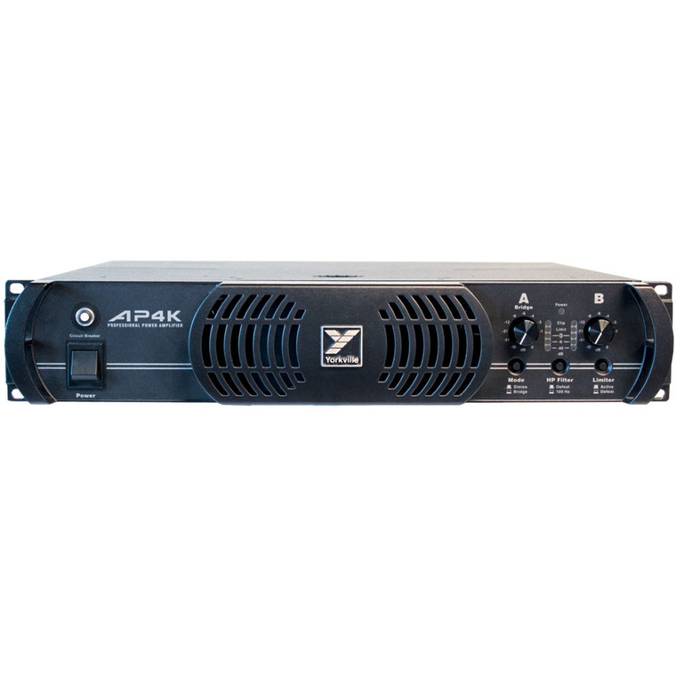 YORKVILLE AP4K 3600w Bridged Rackmount Amplifier