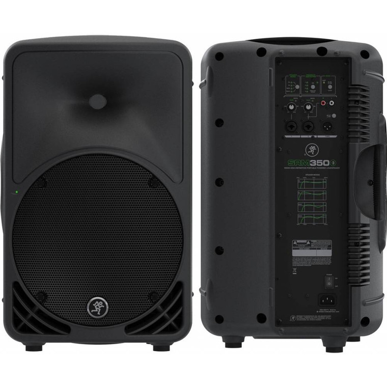 MACKIE SRM350v3 2000w Total 10" Speaker PA System Pair