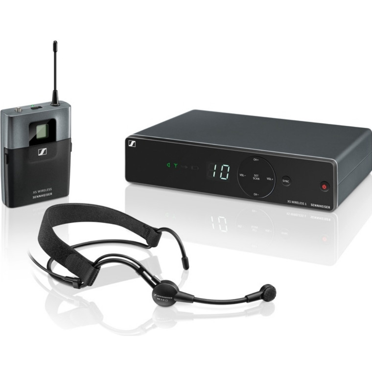 SENNHEISER XSW1-ME3-A Complete Rackmount Headset Wireless System