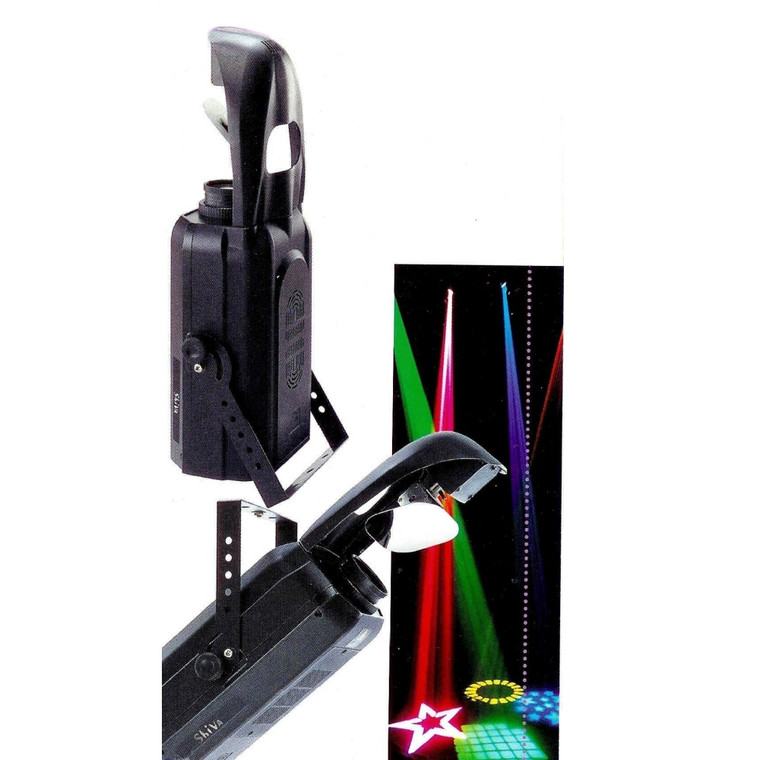 GENI SHIVA SCAN 250 Scanner with 9 Colors + White and 9 Interchangeable Gobos