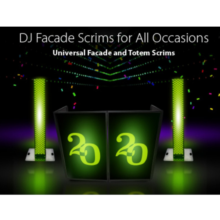 PRO-X XF Series Special Event DJ Facade Interchangeable Scrim Sets