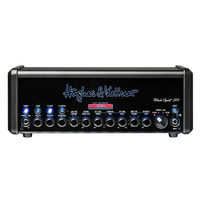 HUGHES & KETTNER BLACK SPIRIT 200 Switchable 4-Channel 200W Tube Guitar Head Amp with Remote App