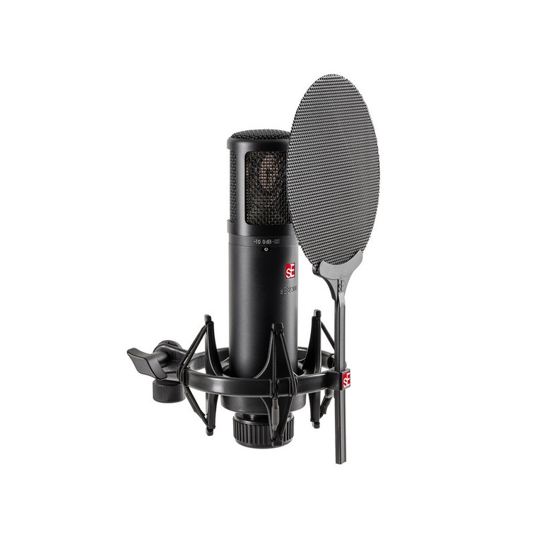 SE ELECTRONICS SE2300 Classic Multi-Pattern Condenser Studio Mic with Shockmount and Pop Filter