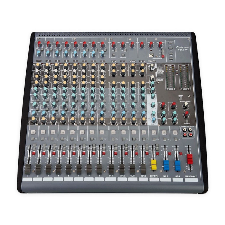 STUDIOMASTER C6XS-16 Compact USB Recording Audio Mixer
