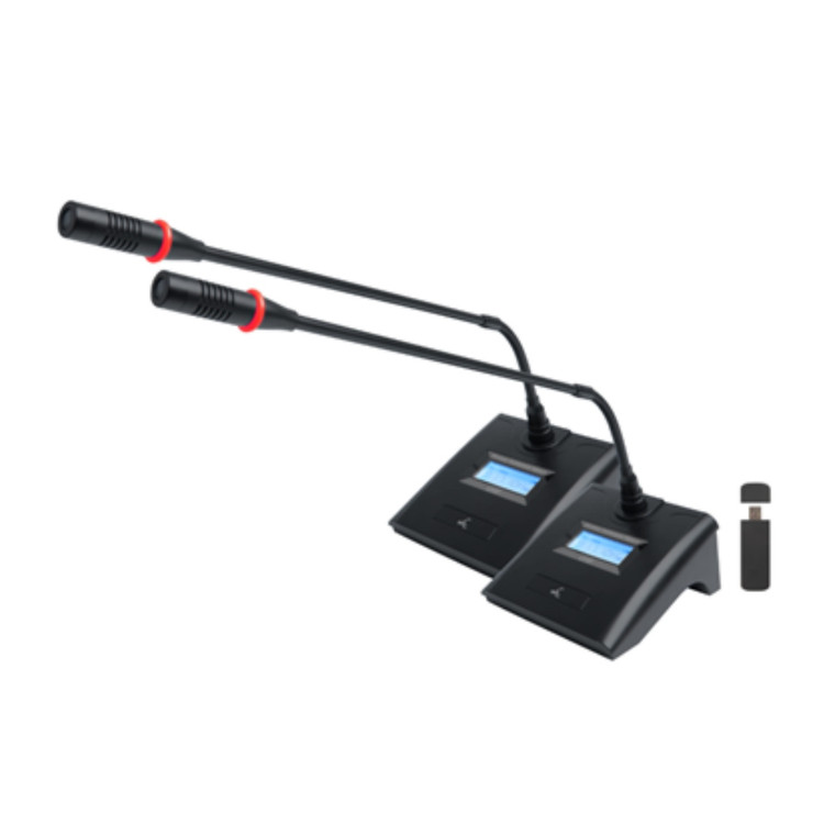 VOCOPRO USB-CAST-CONFERENCE Dual Wireless USB Plug & Play PC/Mac Desktop Microphone System