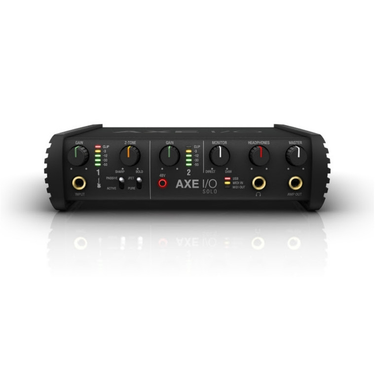 IK MULTIMEDIA AXE I/O SOLO Pro Premium Audio Interface with Software & Advanced Guitar Tone Shaping