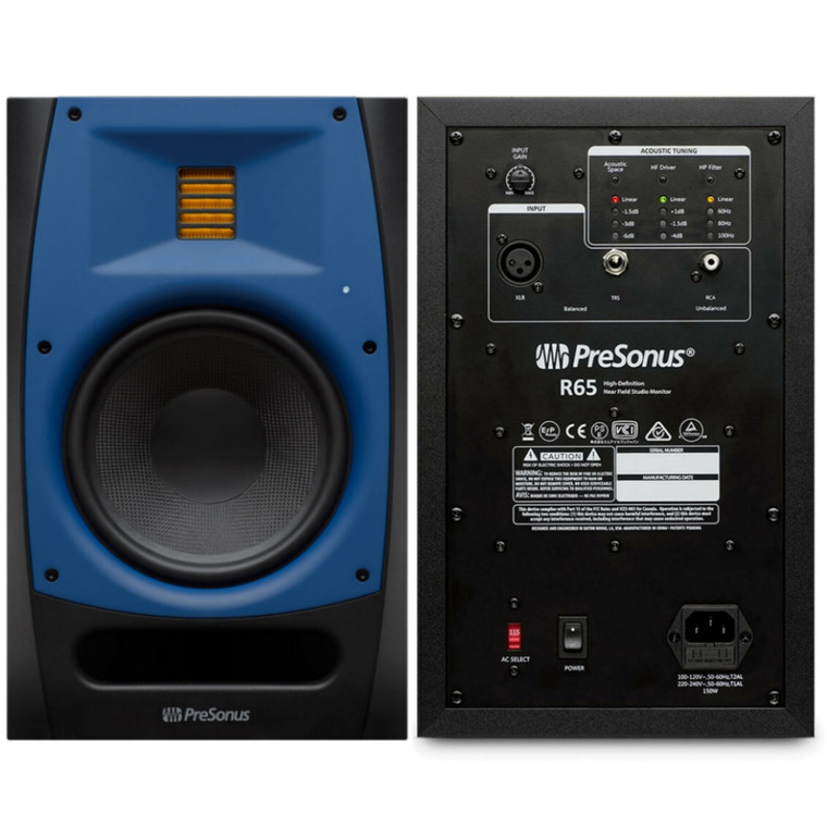 PRESONUS R65 Active Air Motion Transfer (AMT) Studio Reference Monitor Pair