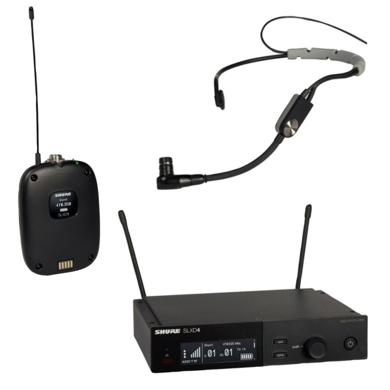 SHURE SLXD14/SM35 Digital Wireless Headset Microphone System