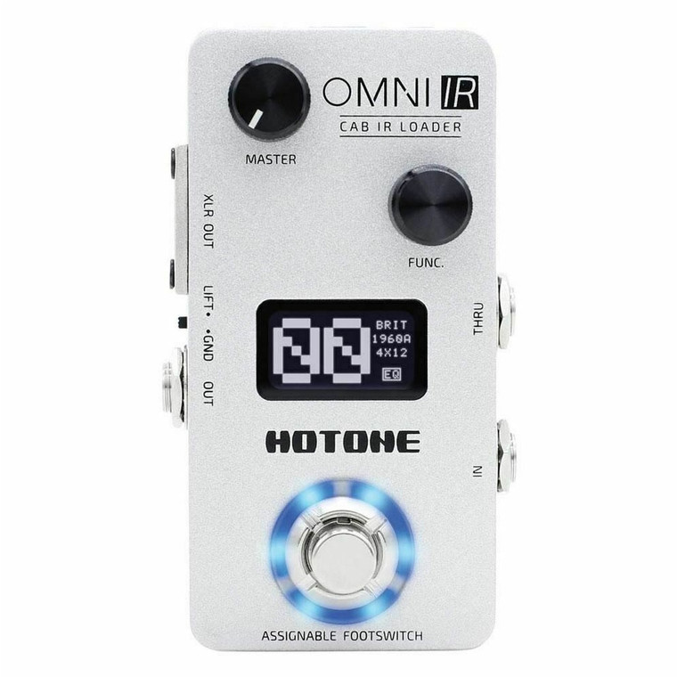 HOTONE OMNI IR Impulse Response Cabinet Simulator Guitar FX Pedal with USB for Updates & Editing