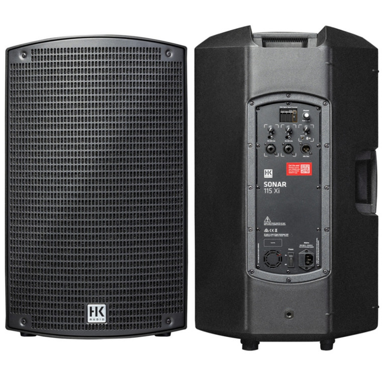 HK AUDIO SONAR 115XI 2400W Total Bluetooth 15" Speaker PA System Pair with App