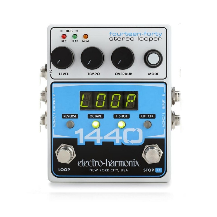 ELECTRO-HARMONIX 1440 LOOPER Compact 24 Minute Stereo Looping Guitar Pedal