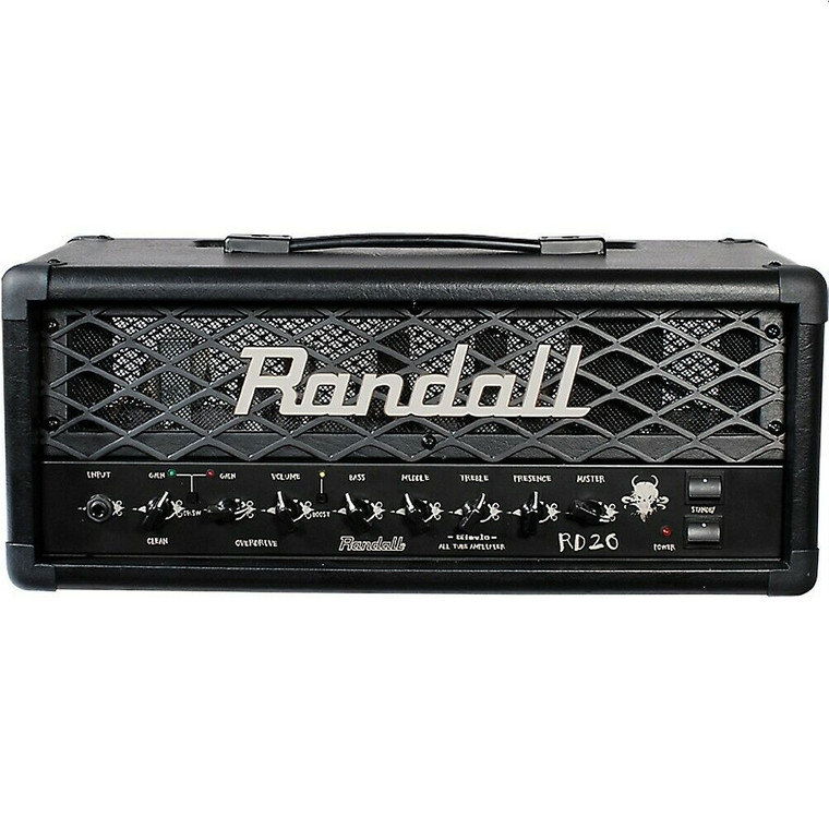 RANDALL RD20H Diavlo 2 Channel 20W Tube Amp Head with Boost Mode and Speaker Emulation