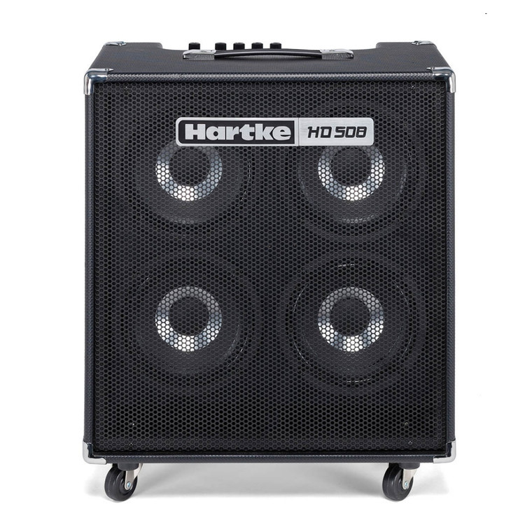 HARTKE HD508 HyDrive 500w Peak 4x8" Speaker Bass Combo Amplifier with Casters