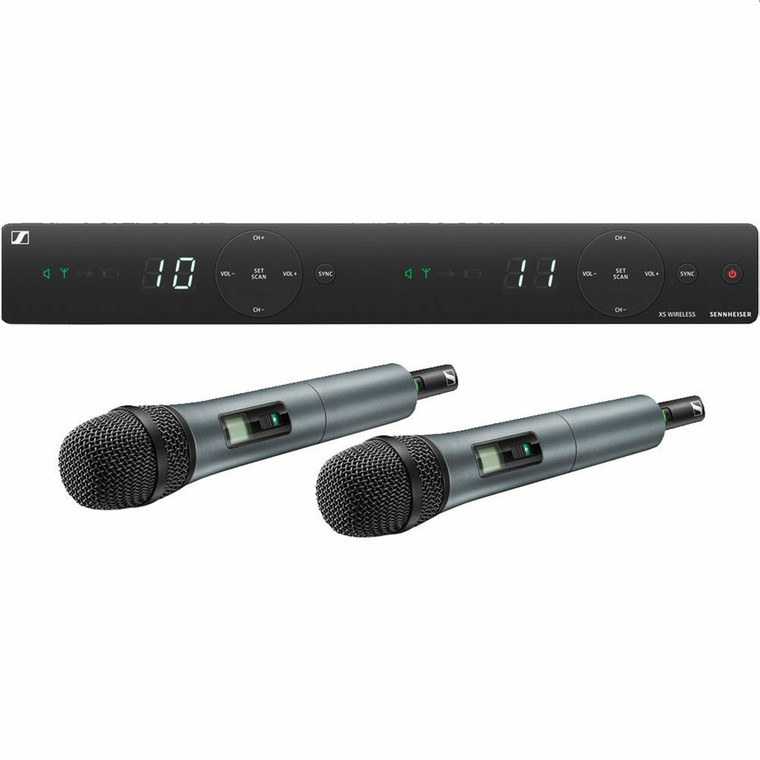 SENNHEISER XSW 1-835 DUAL 2 Handheld Wireless Microphone System 