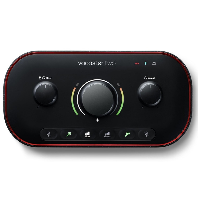 FOCUSRITE VOCASTER TWO Bluetooth 2 Channel Podcaster / Vlogger Audio Interface 