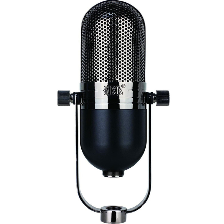 MXL CR77 Black & Chrome Vintage Style Super Cardioid Stage Microphone 
