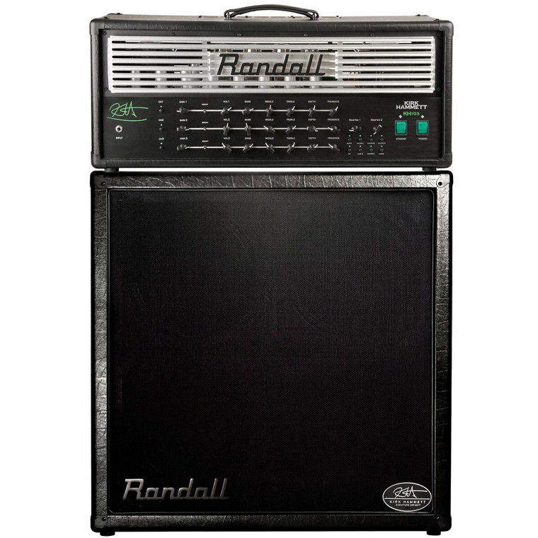 Randall KH103 / KH412-V30 Kirk Hammett Signature 120W Tube Guitar Amp Half Stack