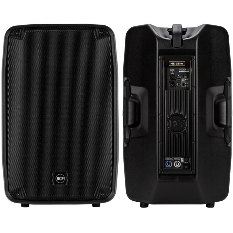 RCF HD35-A 2800w Total Peak Active Digital Bi-Amped PA Speaker System Pair