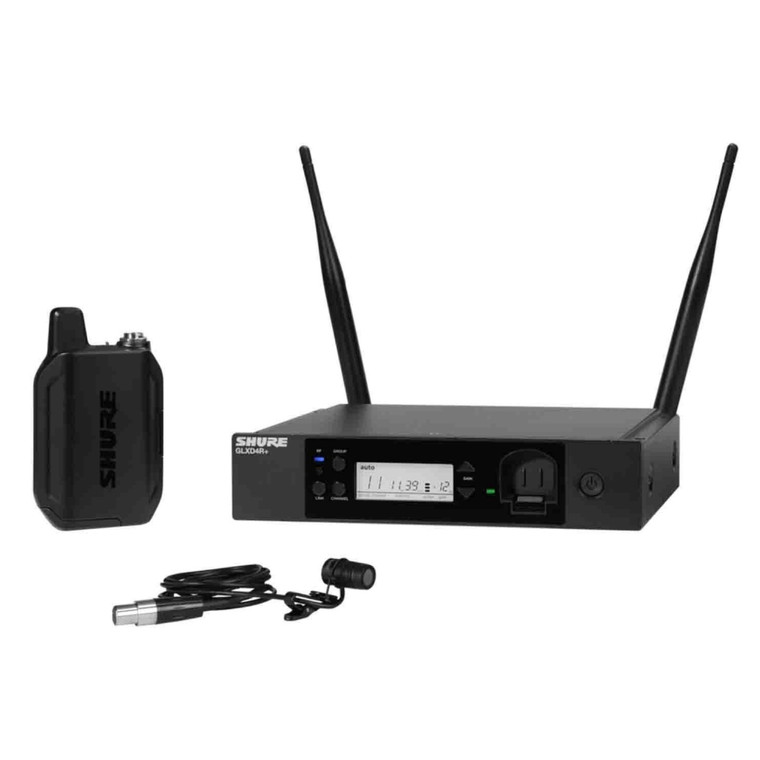 GLXD14R+/85-Z3 Dual Band Rackmount Rechargeable Lavalier Wireless System 