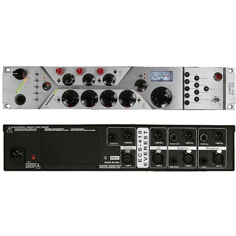SUMMIT AUDIO ECS-410 Flagship 4 in 1 Everest Ultimate Channel Strip Tube Preamp Processor