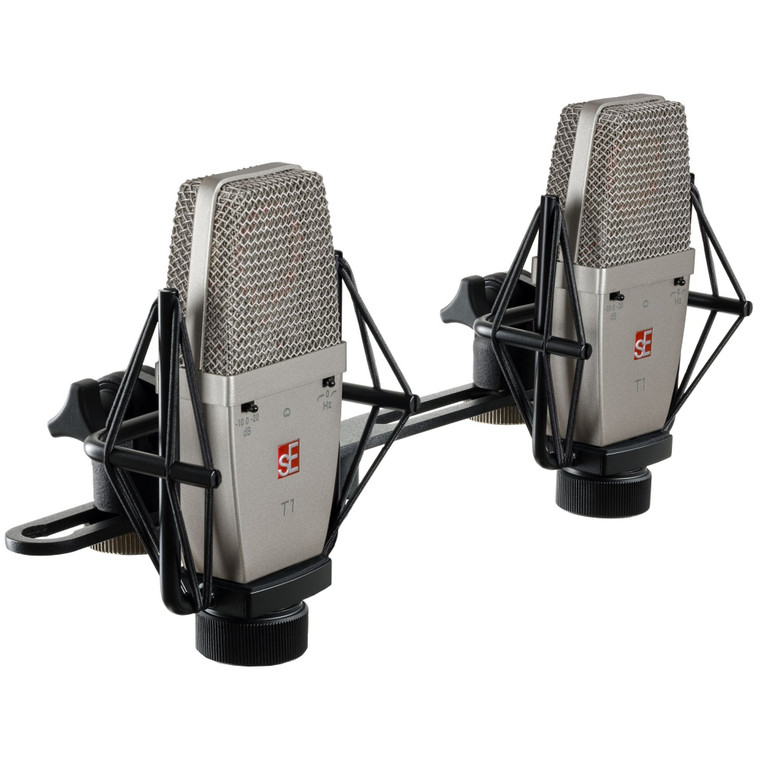 SE ELECTRONICS SE T1-PAIR Large Diaphragm Cardioid Condenser Studio Microphone Pair