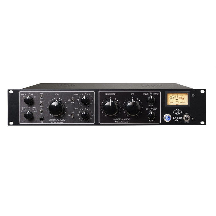 UNIVERSAL AUDIO LA-610 MKII Professional Rackmount Tube Preamp / Optical Compressor