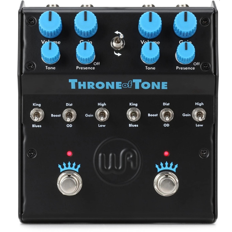 WARM AUDIO THRONE OF TONE Dual-Sided British-Inspired Multiple Voice Overdrive Pedal