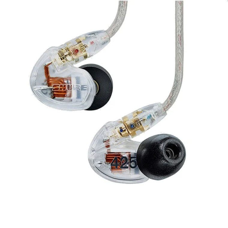 SHURE SE425-CL Dual Driver Sound Isolating Earphones for IEM Wireless System