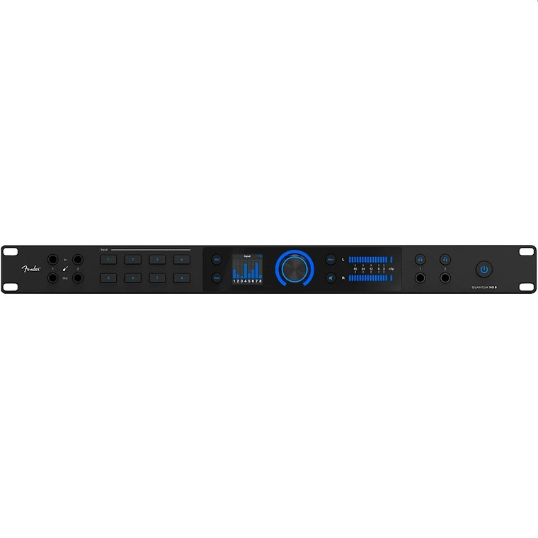 FENDER QUANTUM HD 8 Rackmount 26x30 USB-C Audio Interface & Studio Software Pro