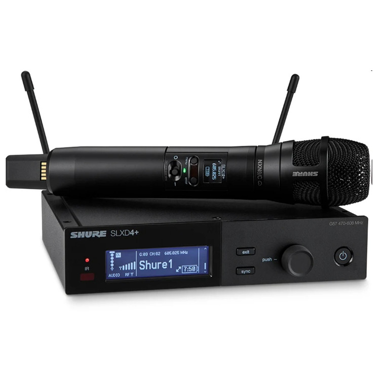 SHURE SLXD24+/N8C-G57 Rackmount Digital Wireless Clean Cardioid Mic System