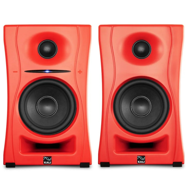 KALI AUDIO LP-UNFR 160w Total Active 4.5" Bluetooth Red Studio Monitor Pair