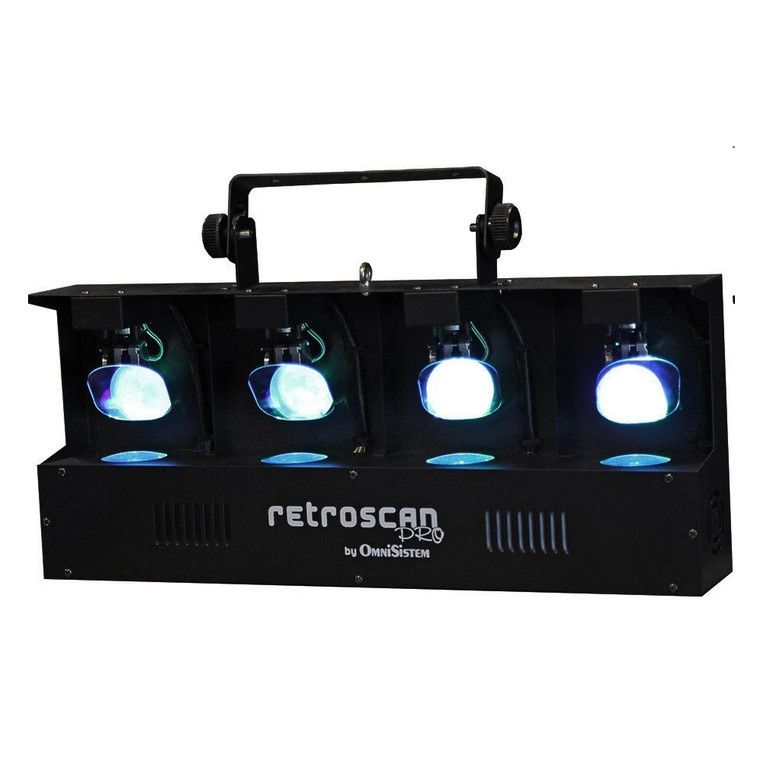 OMNISISTEM RETROSCAN PRO 4-in-1 RGBW CREE LED Scanner FX Light
