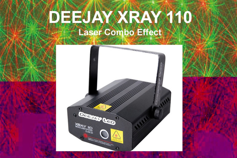 Deejay LED Xray 110 Laser combo effect light