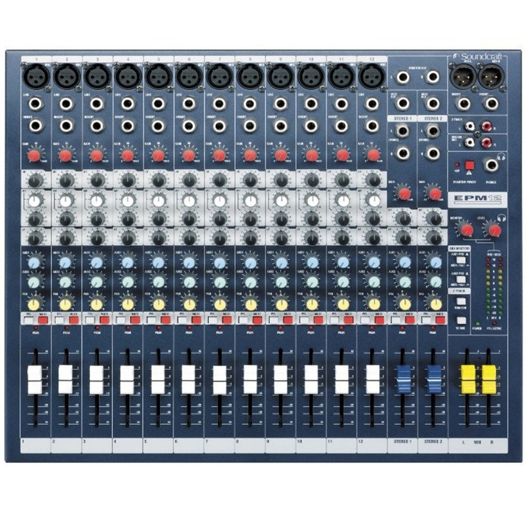 SOUNDCRAFT EPM12 High Performance 12 Channel Audio Mixer