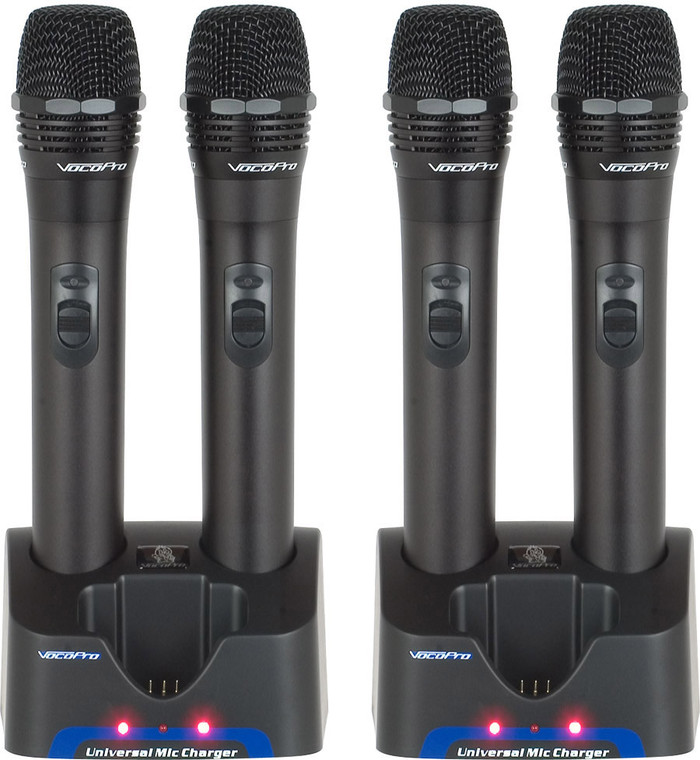 VOCOPRO UHR (4) Rechargeable Wireless Mics