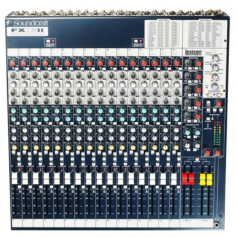 SOUNDCRAFT FX16II Lexicon FX Audio Mixer