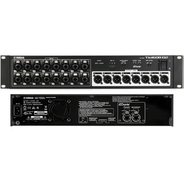 YAMAHA Tio1608-D2 Dante Rackmount Digital CAT5e I/O Interface