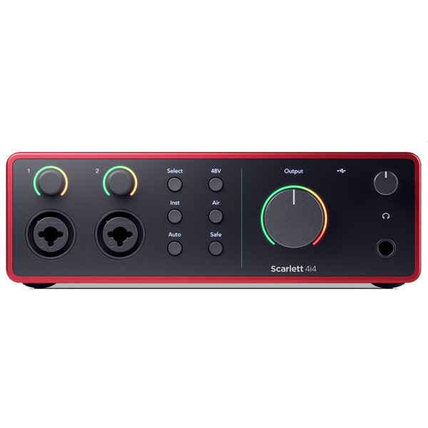 FOCUSRITE SCARLETT 4i4 (4th Gen) Recording Studio USB Interface 