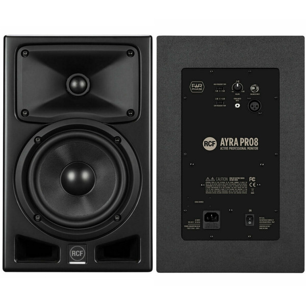 RCF AYRA PRO8 280w Total Active Nearfield Reference Studio Monitor Pair