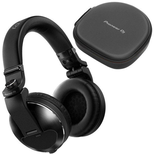PIONEER HDJ-X10-K Black Professional DJ Headphones with Case