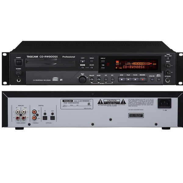 TASCAM CD-RW900SX Professional Rackmount CD Recorder 