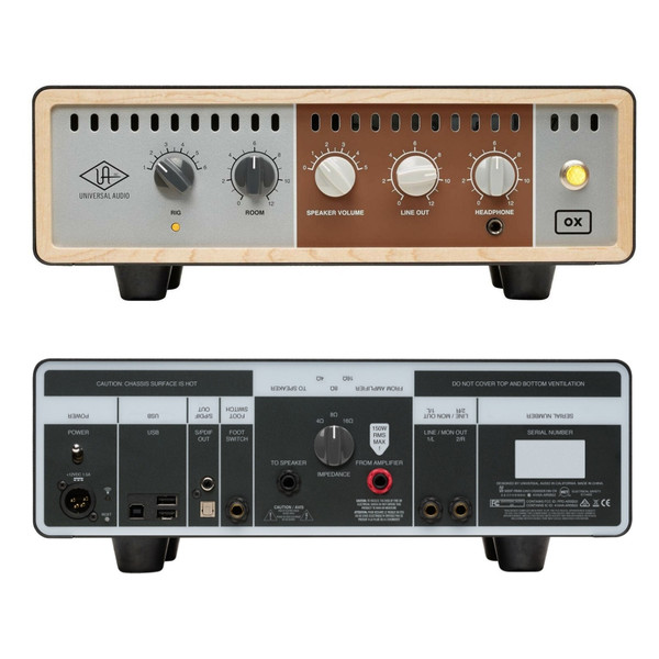UNIVERSAL AUDIO OX GUITAR AMP TOP BOX Professional Live or