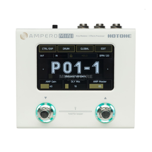 HOTONE AMPERO MINI VANILLA Modeler/Looper/Interface/FX Touchscreen  